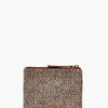 The Leather Pouch Wallet In Spotted Calf Hair